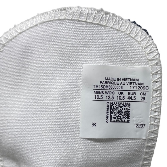 Converse Ctas Lift Platform Shoes Hi Canvas Black Red Men's Custom 171209C-WWBLR - Picture 7 of 9